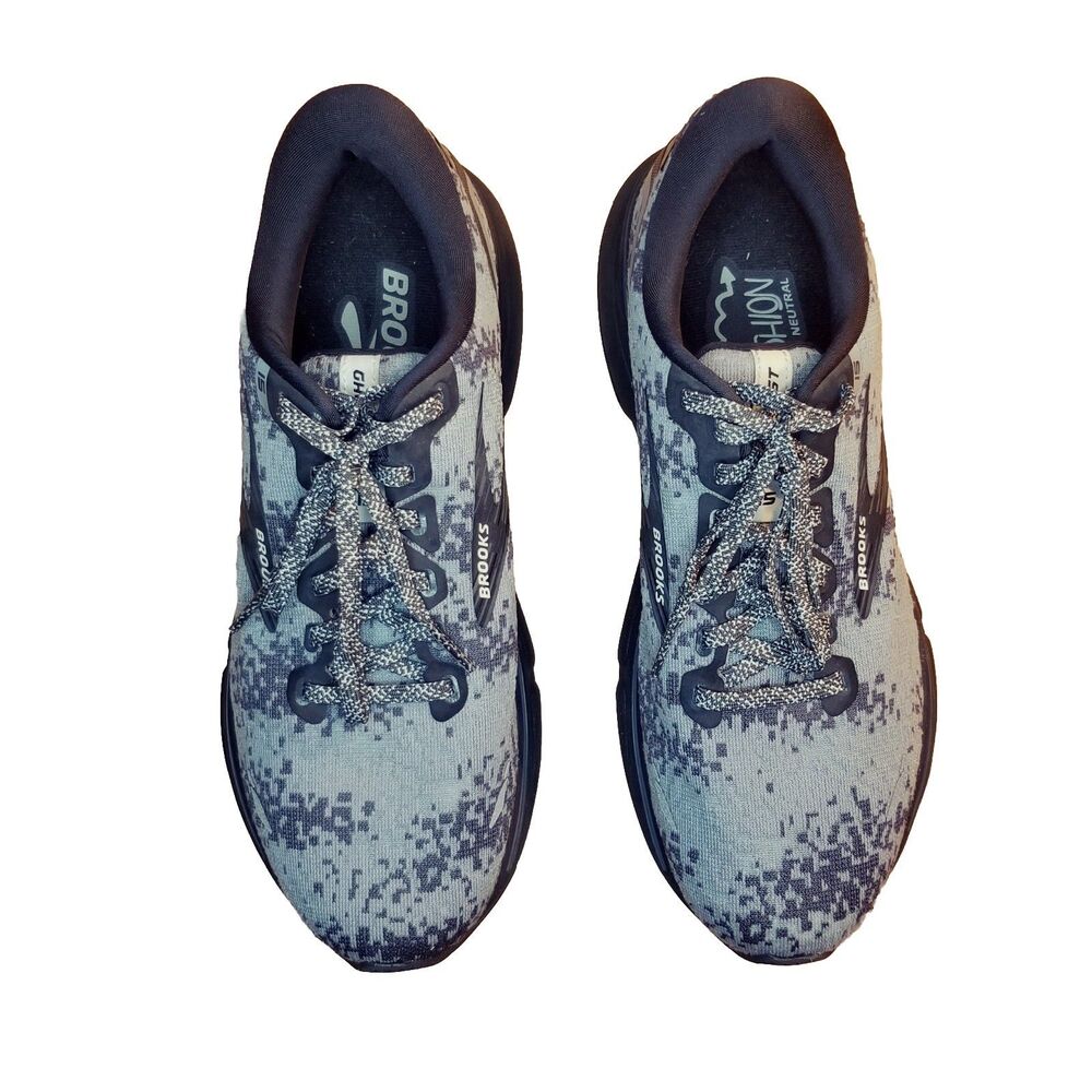 Brooks Ghost 15 Women's Size 8.5 Gray Black Running Shoes Sneakers 1203801B054